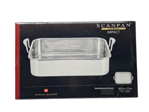 Scanpan Roasting Pan With Rack 001500671566 Cash Converters