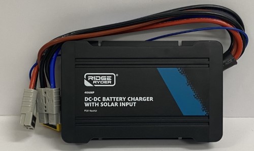 Ridge Ryder 40Amp DC Battery Charger With Solar Input Black 039200446515 Cash Converters