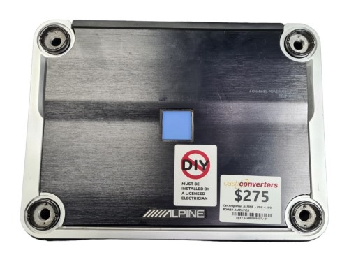 Alpine Power Amplifier Black 022800999407 Cash Converters