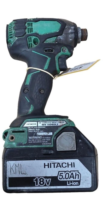 Hitachi 18v Impact Driver Gold Coast Metabo WH18DBDL2 NEW 18V