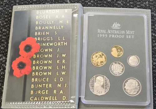 1995 Proof Coin Set Gold 027500513115 Cash Converters