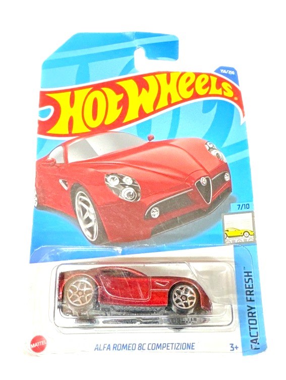 Hot Wheels Alfa Romeo 8C Competizone Diecast Model Car 032800255125