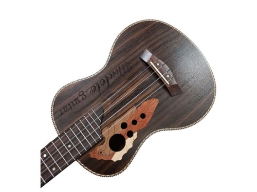 Precision / Music 26" Solid Top Spruce Ukulele Uk26B Brown