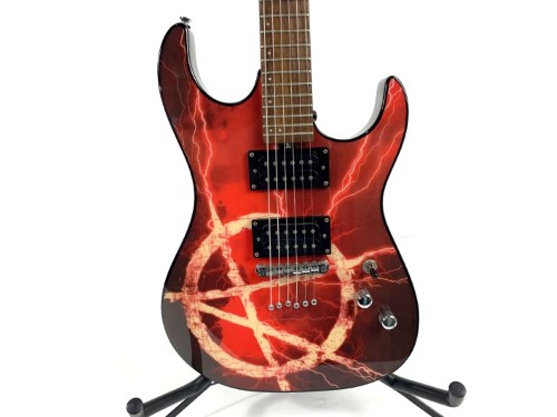 Washburn Pro Red 'Anarchy' Electric Guitar XSeries Red 033000352030