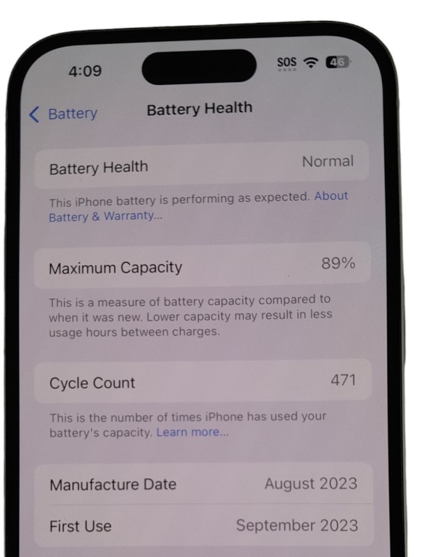 Apple iPhone 15 A3090 128GB White 038100127424 Cash Converters