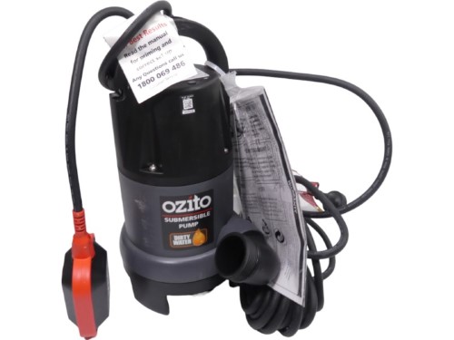 Ozito Psdw350 Dirty Water Submersible Pump 024900238603 Cash