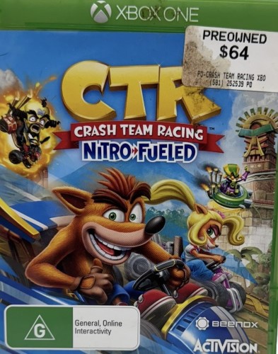 Crash Team Racing Xbox One 028100109800 Cash Converters