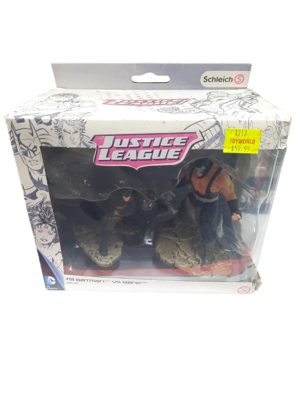Schleich Justice League: #13 Batman Vs Bane White | 037300421233 | Cash ...