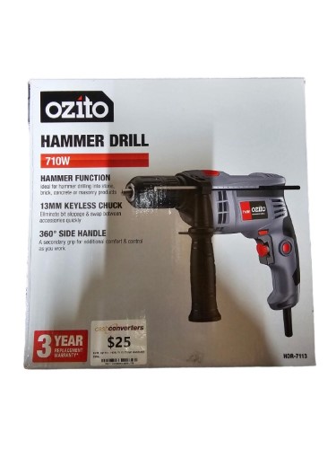 Ozito Hdr7113 710W Hammer Drill 029900074828 Cash Converters