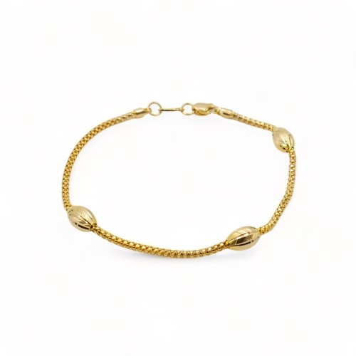 21ct Yellow Gold Bracelet 16.5cm 3.87G 001000299017 Cash Converters