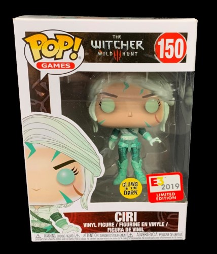 Funko Pop Games：Witcher3 Ciri #150 Vaulted Rare Vinyl Figure Mint。With Protector 