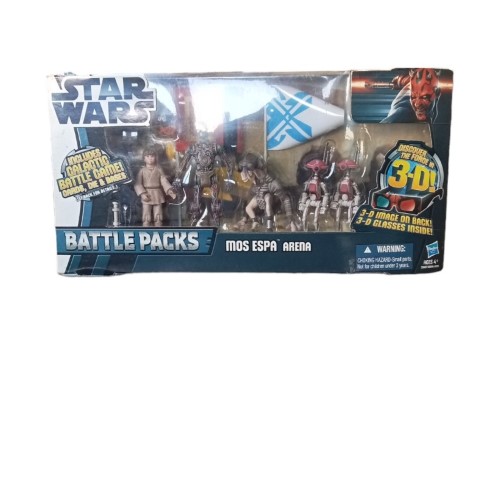 Hasbro Battle Packs Mos Espa Arena Mos Espa Arena Set Sebulba, Pit