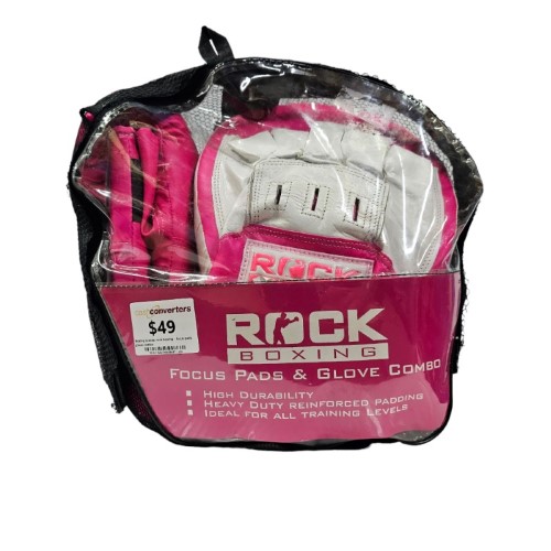 Rock Boxing Focus Pads Glove Combo Pink 043700458487 Cash Converters