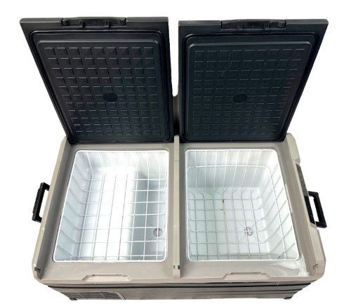 Brass Monkey 95L Portable Low Profile Dual Zone Fridge/Freezer 95L 12V