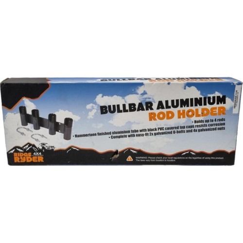 Ridge Ryder 4X Fishing Rod Holder For Bullbar Black 002500493270