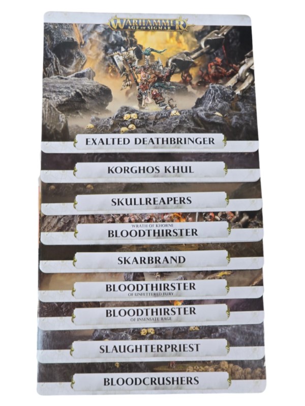 Warhammer Blades Of Khorn Warscroll 016700152333 Cash Converters