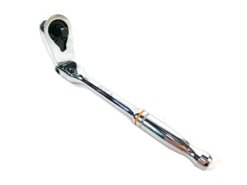 Gearwrench 1/4Inch 90T Locking Flex Head Teardrop Ratchet Silver