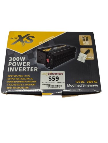 Auto Xs 300W Power Inverter Black 028600273380 Cash Converters