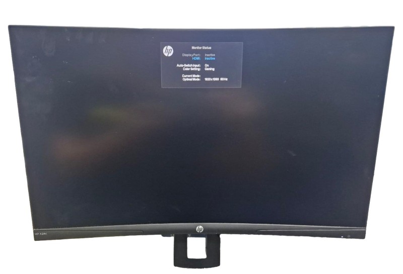 HP X24c Fhd Curved Gaming Monitor Black