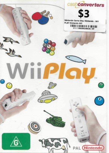Wii Play Nintendo Wii 000300246536 Cash Converters