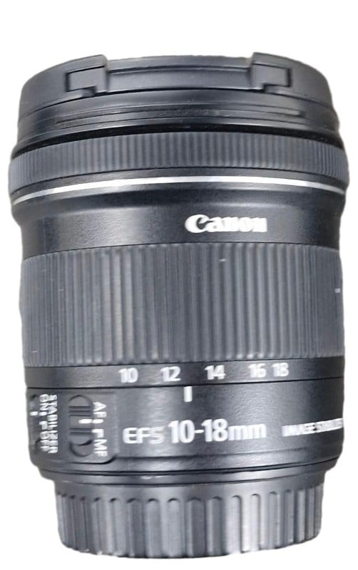 Canon Efs Image Stabilier Macro 10-18mm Macro Black