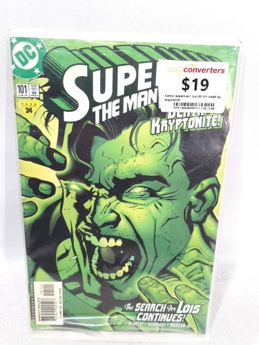 Superman Death By Kryptonite Yellow 042200291171 Cash Converters