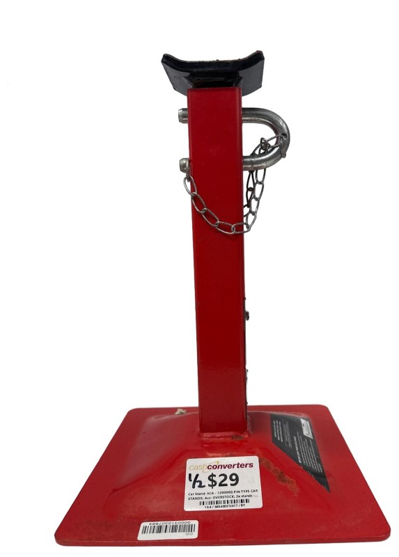 Sca 12000Kg Pin Type Car Stands Red | 045400372617 | Cash Converters