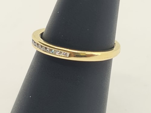 10ct Yellow Gold Ladies Diamond Ring Size O 050700179939 Cash