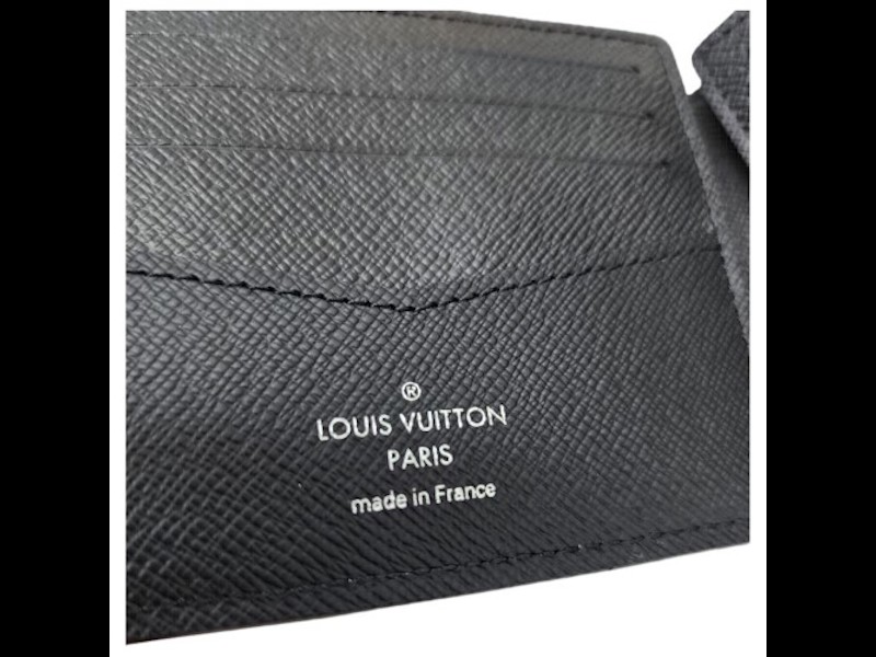lv supreme black wallet