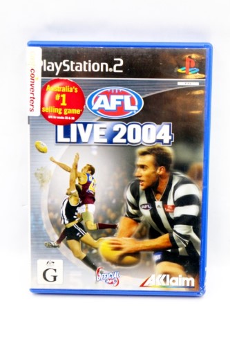 AFL Live 2004 Playstation 2 (PS2) | 050100186786 | Cash Converters