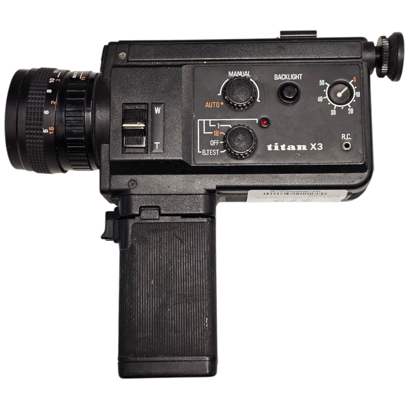 Titan Super 8mm Movie Camera X3 Black | 060000008240 | Cash Converters