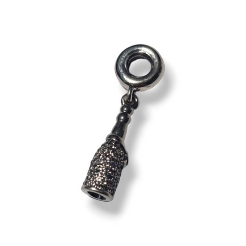 Pandora Wine Bottle Charm Silver Charm 2.83G 000200220571 Cash