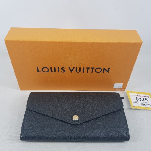 Louis Vuitton Sarah Wallet Monogram Empreinte Leather Ca2188