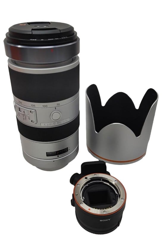 Sony 70-400mm F4-5.6G Ssm Sal70400g Zoom Sony A-Mount Black