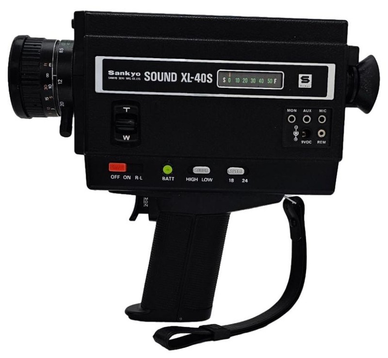 Sankyo Vintage Sound Super Movie Camera Case XL-40S Black