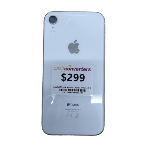 Apple iPhone Xr A2105 White 039800381092 Cash Converters