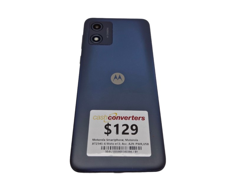 Motorola Moto E13 Xt23456 64GB Blue 035900240394 Cash Converters