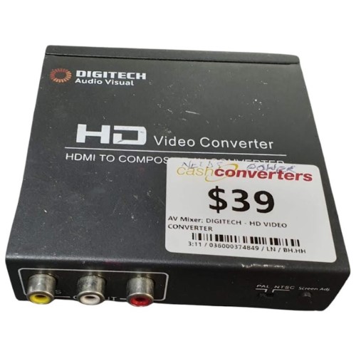 Digitech HD Video Converter Black 036000374849 Cash Converters