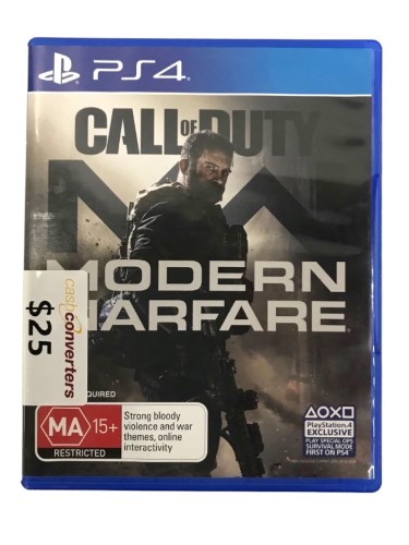 Call Of Duty Modern Warfare Playstation 4 (PS4) 028500267908 Cash
