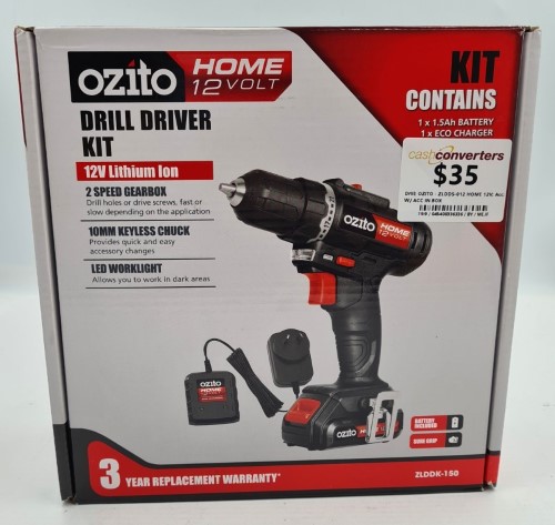 Ozito Zldds012 Home 12V 045400336336 Cash Converters
