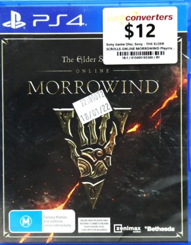 The Scrolls Online Morrowind Playstation 4 | 015000185360 Converters
