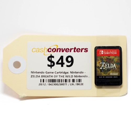 Zelda Breath Of The Wild Nintendo Switch 042300258071 Cash Converters