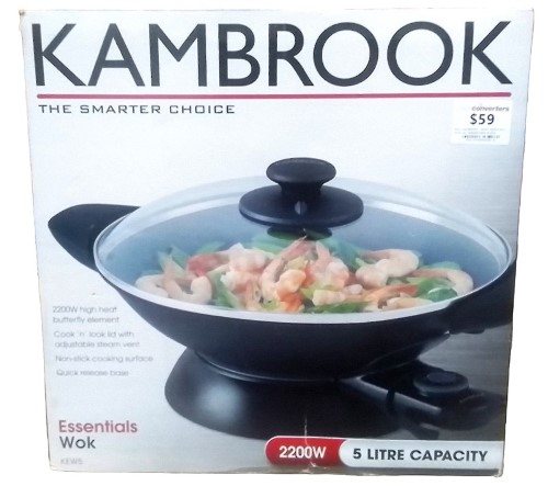 Kambrook Essentials Wok 001800693099 Cash Converters