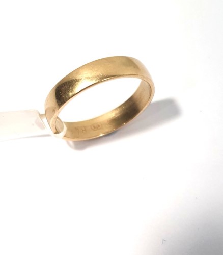 9ct Gold Plain Band 9ct Yellow Gold Unisex Ring Size R½ | 042200228406 ...