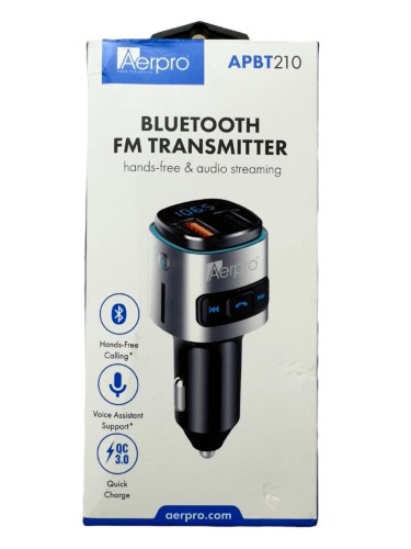 Aerpro Bluetooth Fm Transmitter Apbt210 Black 016700149072 Cash Converters