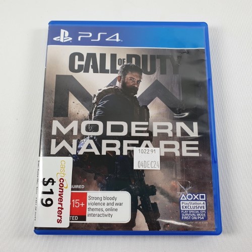 Call Of Duty Modern Warfare Playstation 4 (PS4) 035900232265 Cash