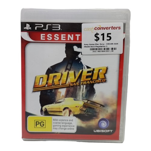 DriverSan Francisco Playstation 3 (PS3) 002100415521 Cash Converters