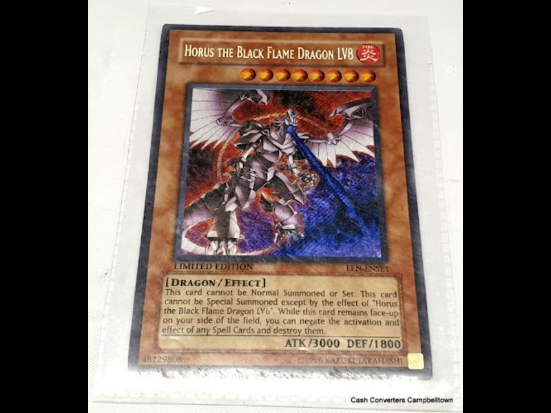 Yu-Gi-Oh Horus The Black-Flame Dragon Lv8 Brown