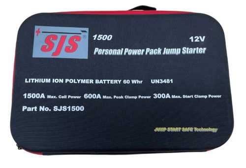 Sjs Personal Power Pack Jump Starter Black 017000143501 Cash Converters