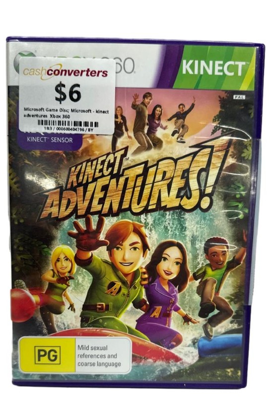 Kenect Adventure Kinect Adventures Xbox 360 | 000600404796 | Cash Converters